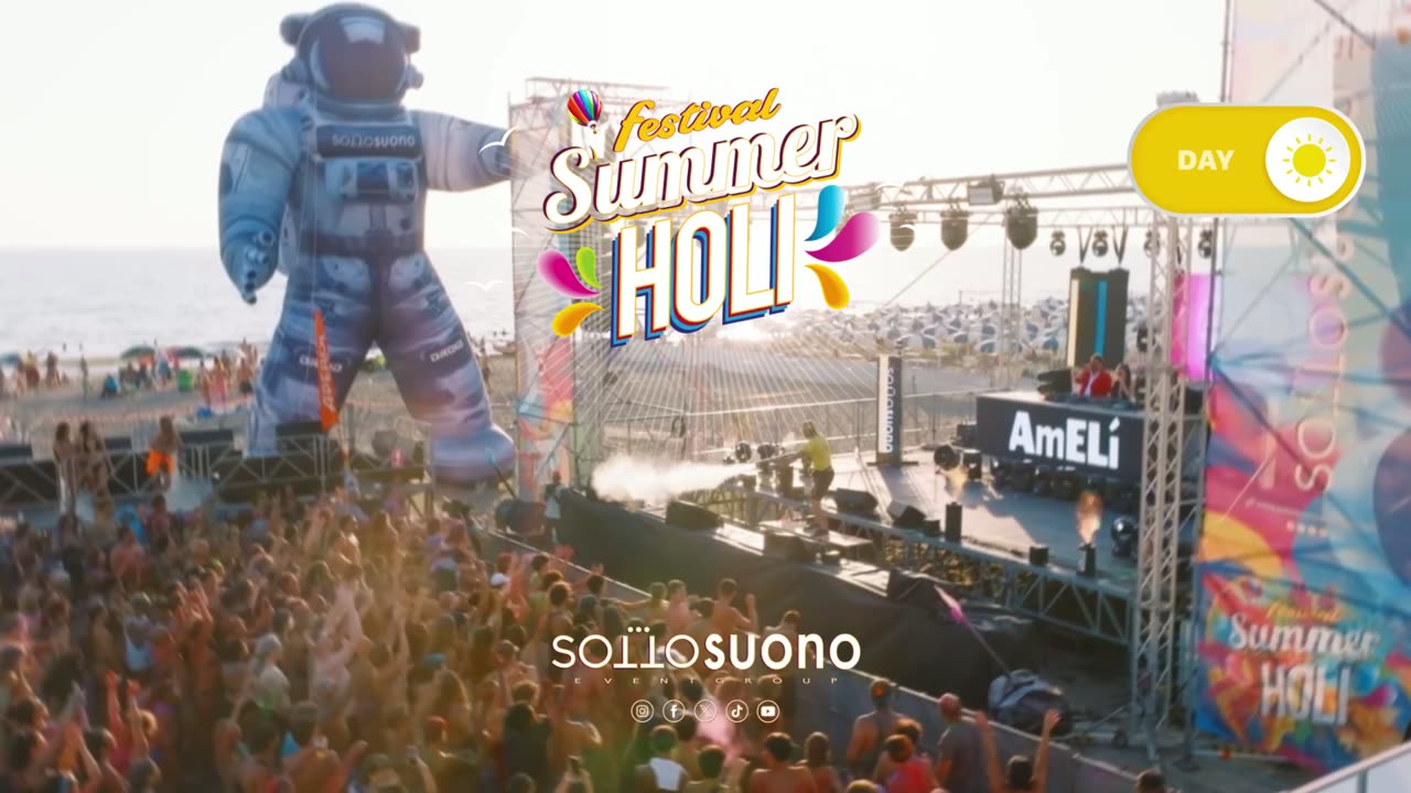 Festival Summer HOLI: day and night