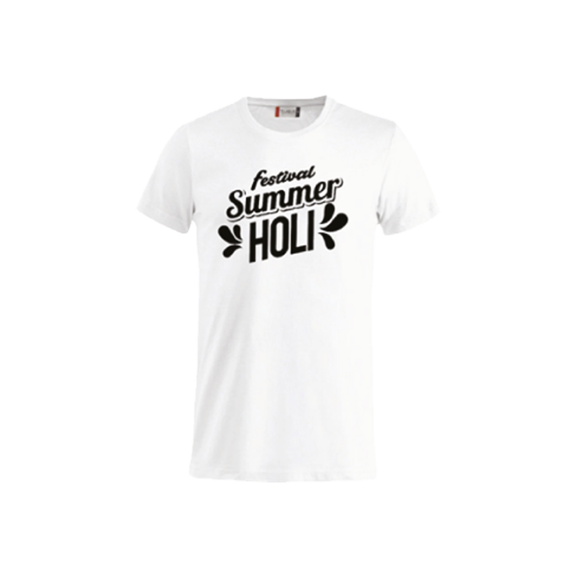 T-shirt ufficiale Festival Summer HOLI 2026, colore Bianco